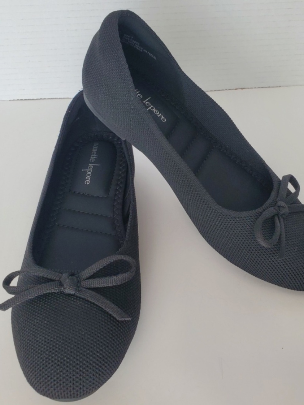 Nanette Lepore Casey Bow Women's Shoes Black  NWT. - Picture 2 of 11